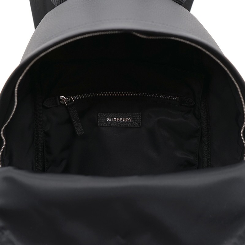 Burberry Abbeydale Leather Backpack Embossed Logo New