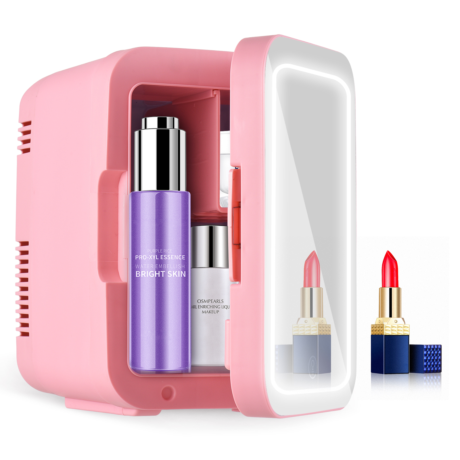 4l Capacity Portable Cooler And Warmer Skincare Fridge With