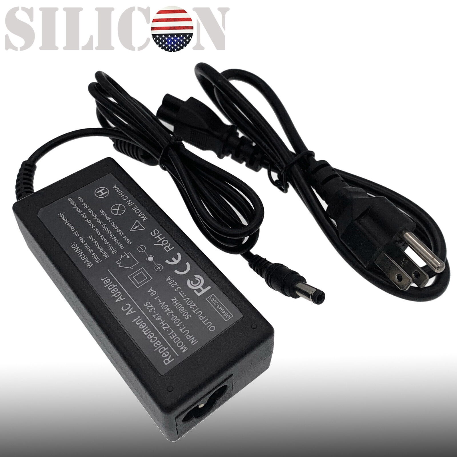 For Msi Optix G27c4 G27c4w Led Gaming Monitor Power Supply Cord