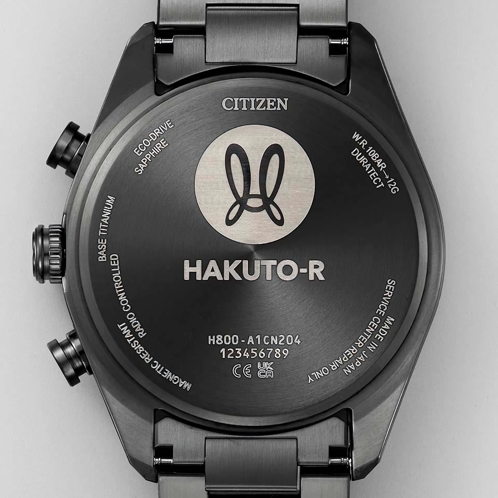 Pre-owned Citizen Attesa At8285-68z Hakuto-r Purple Dial Titanium Watch Limited 2700 Pcs