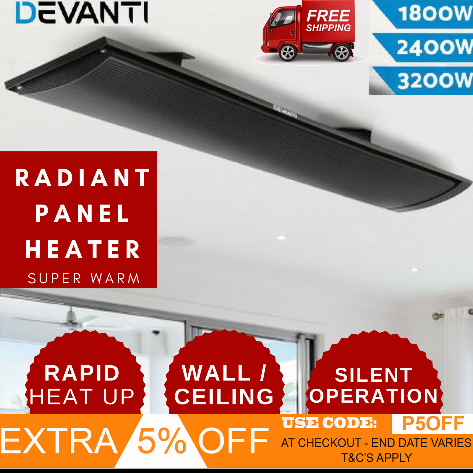 Details About New Electric Patio Outdoor Indoor Heater Wall Ceiling Heatstrip Heat Strip Panel