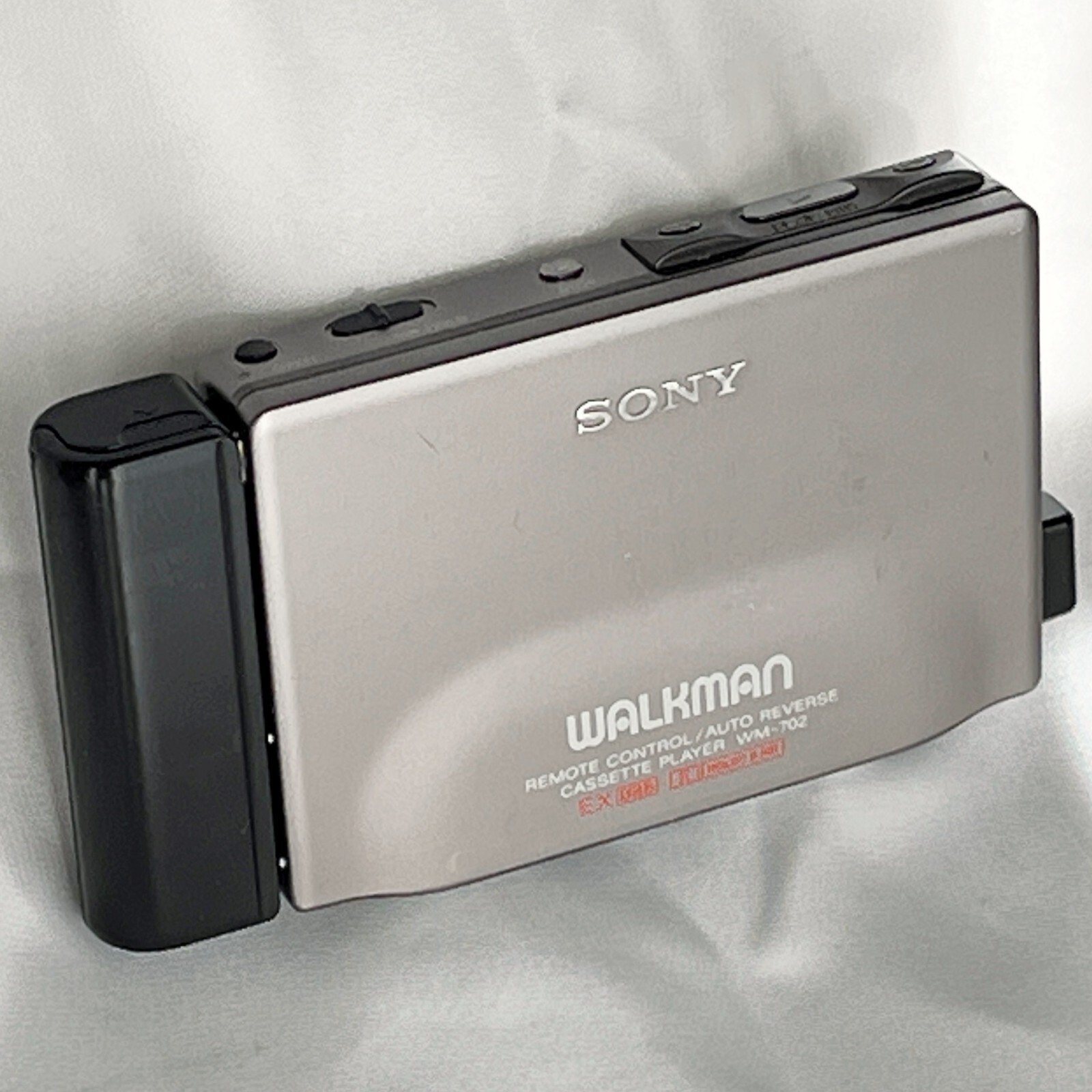 SONY WM-702 1990 Walkman As is W/accessories vintage