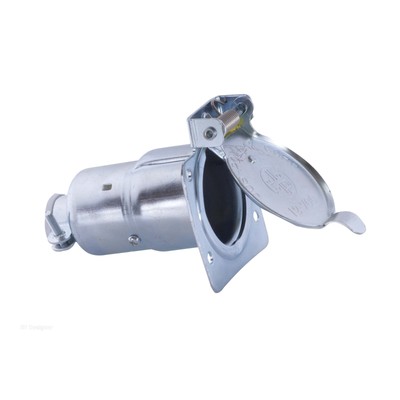 RV Designer/Pollak P703 7-Way RV Socket Chrome Plated (1026.1329) (R)