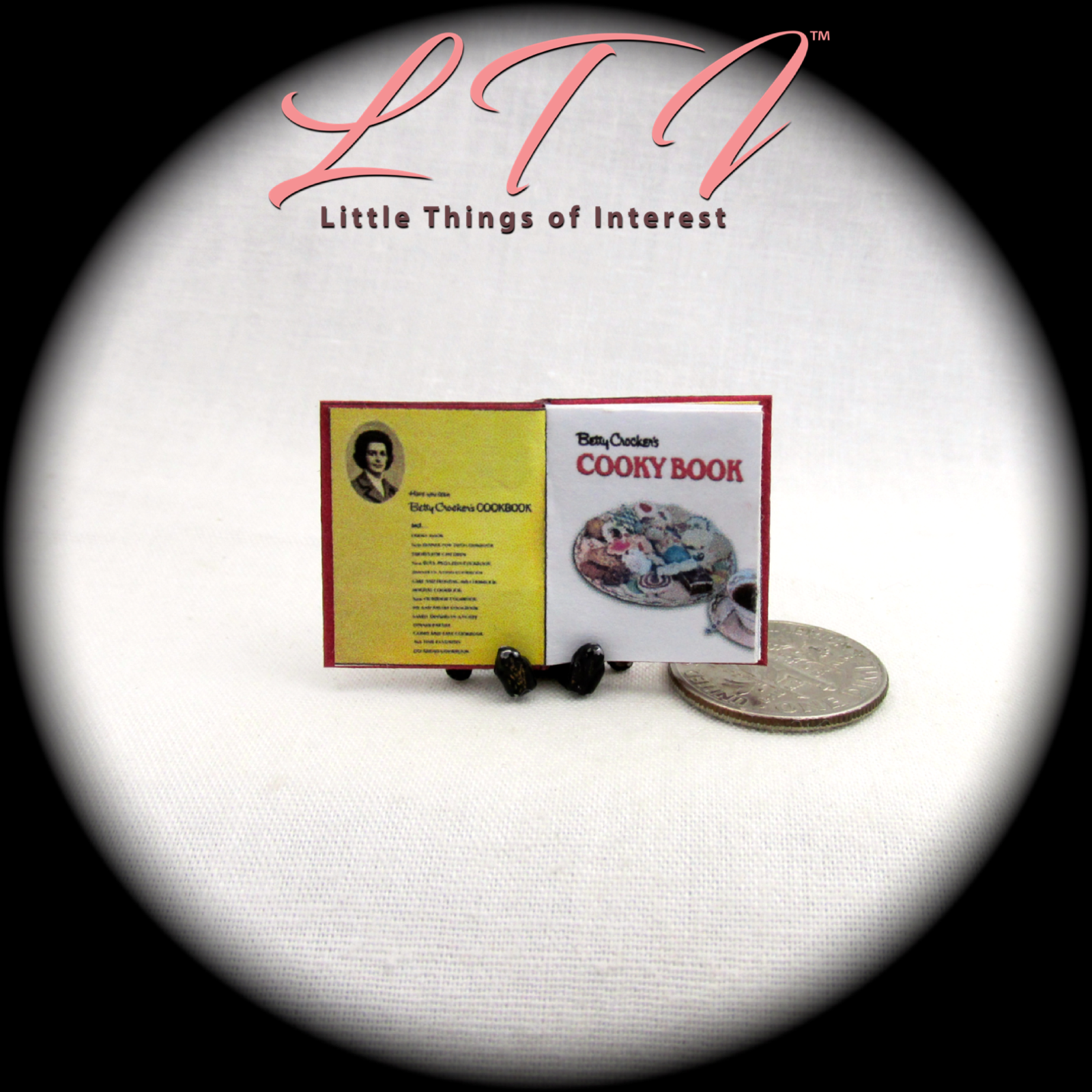 BETTY CROCKER'S CHRISTMAS Cooky Cookbook Miniature 1:12 Scale Book