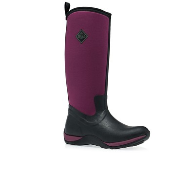 MUCK BOOTS MUCK BOOTS ARCTIC ADVENTURE WOMENS WELLINGTON - BLACK MAROON ALL SIZES