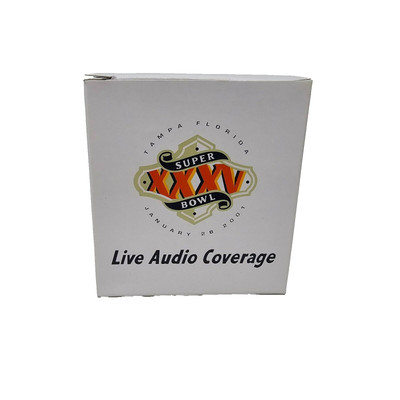 Super Bowl XXXV 2001 Tampa Florida Ravens Giants Live Audio Coverage Radio