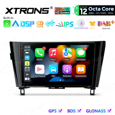 10.1'' Car Radio Stereo Android 12 GPS for Nissan Xtrail Qashqai Rogue 2014-2018