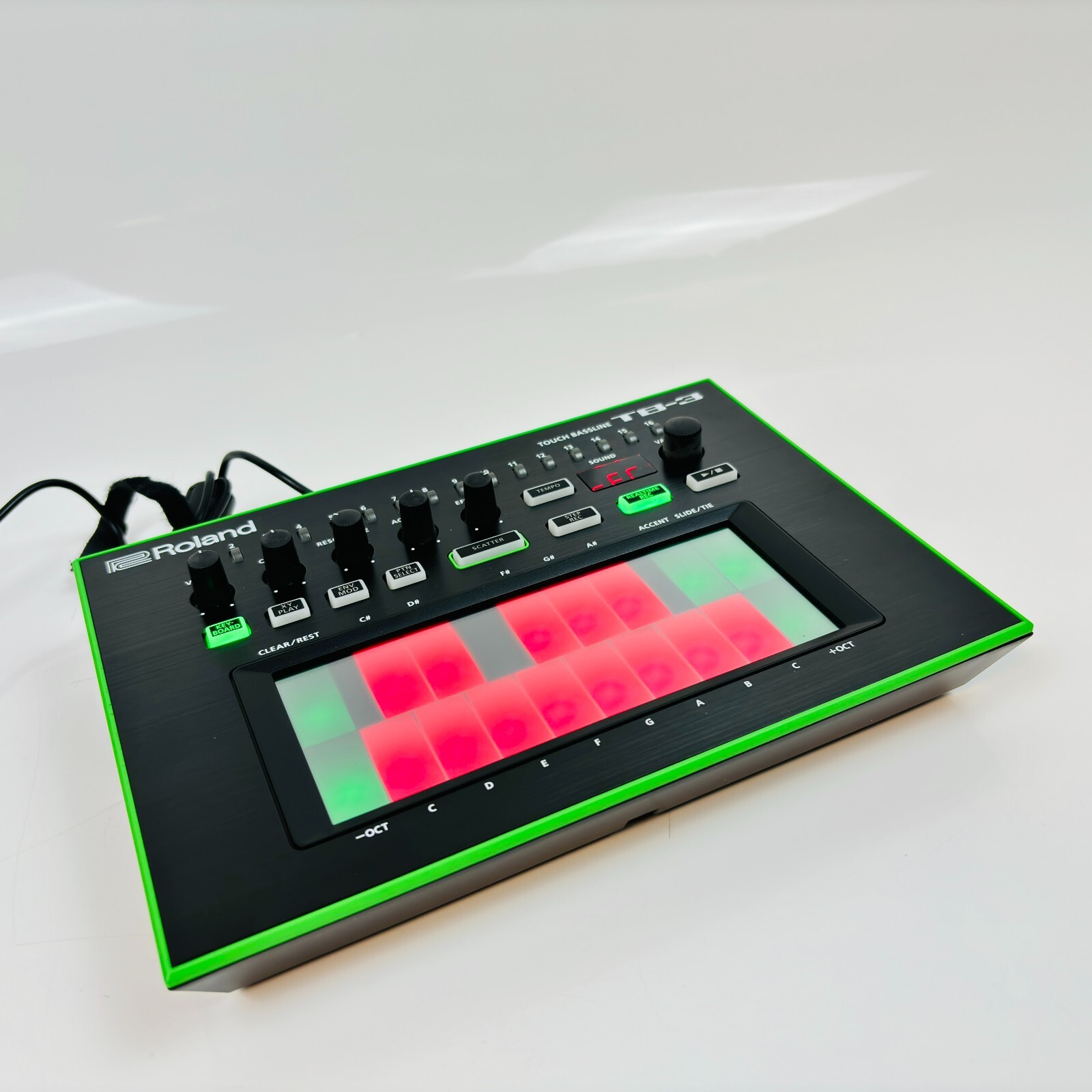 Roland AIRA TB-3 Touch Bass Synthesizer Bassline Black Green