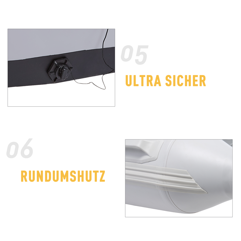 300cm 4 Personen Schlauchboot Paddelboot Sportboot Ruderboot Angelboot