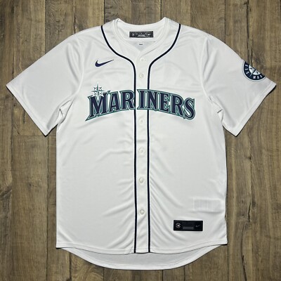New Seattle Mariners #3 J.P. Crawford Nike MLB Baseball Game Jersey Men s M