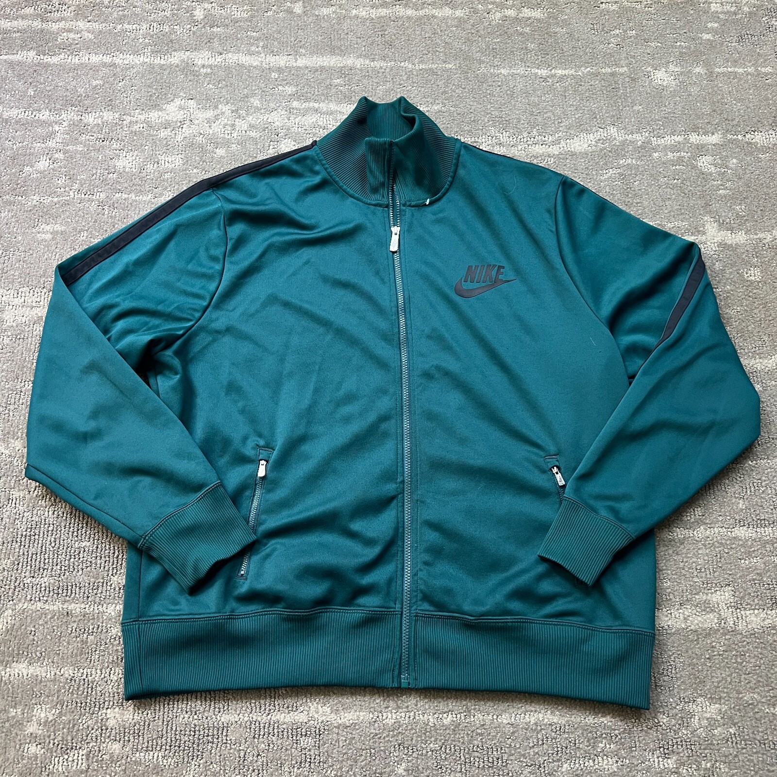 Vintage Nike Sportswear Track Jacket Mens 2XL 2XL Green Full