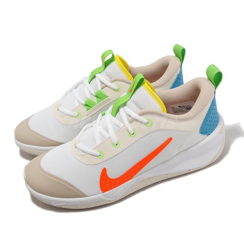 

Nike Omni Multi-Court GS White Total Orange Детский юношеский волейбольный мяч FN8906-181, Белый, Omni Multi-court Gs