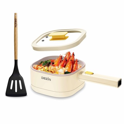 Dezin Hot Pot Electric 2L Non-Stick Ceramic Coating Electric Pot Multifunctio...