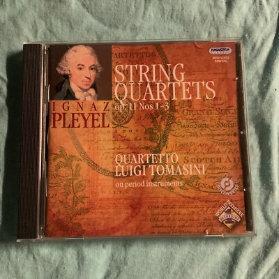 Ignaz Pleyel String Quartets Op 11 Nos 1-3 Cd