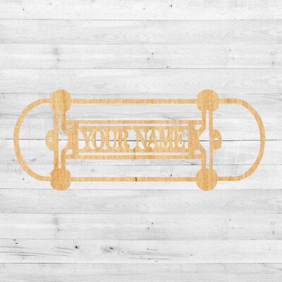 Personalized Skateboard Name sign, Wood plaque sign,wood Crafts