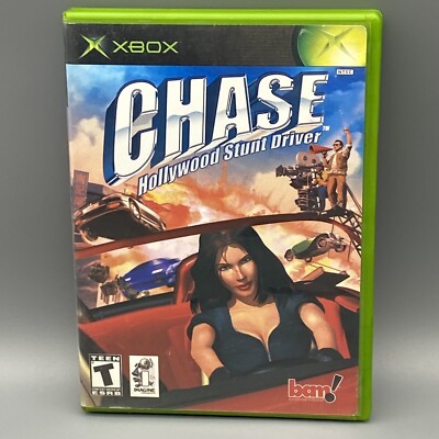 Chase Hollywood Stunt Driver Microsoft Xbox 2002 Complete with Manual CIB Tested