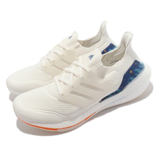 

adidas Ultraboost 21 Taipei White Blue Мужская повседневная обувь унисекс для бега GX8532, Белый, Ultraboost 21