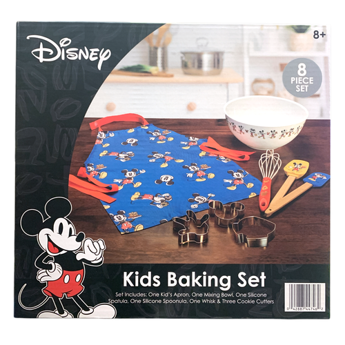 Best Brands 8-Piece Disney 100th Anniversary Mickey Themed Kids Baking Set