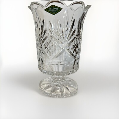 Godinger By Shannon Dublin Lead Crystal Candle Holder Granny Core