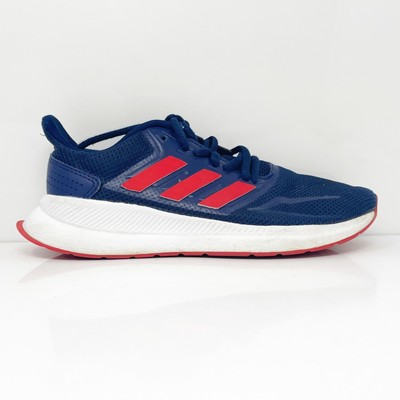 

Adidas Boys Runfalcon F36543 Синие кроссовки для бега, размер 4, Синий, Runfalcon
