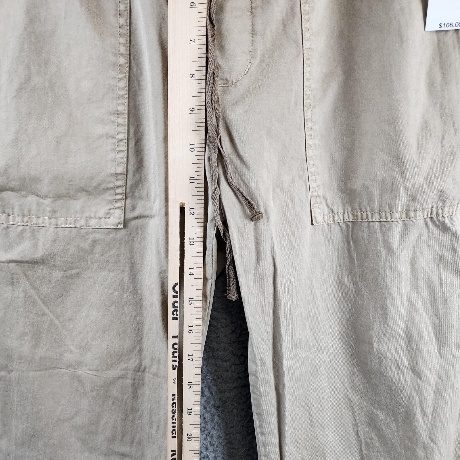 Velvet by Graham & Spencer Misty Drawstring Pants Women's XS Dune Brown Pull-On~ - Picture 7 of 13