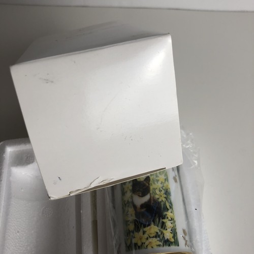 Lenox Cats of Distinction Collection Porcelain Spice Jar 1995 Basil New