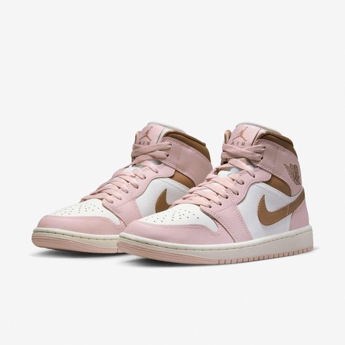 Nike Wmns Air Jordan 1 Mid AJ1 Neapolitan Women Casual Shoes Sneakers BQ6472-620