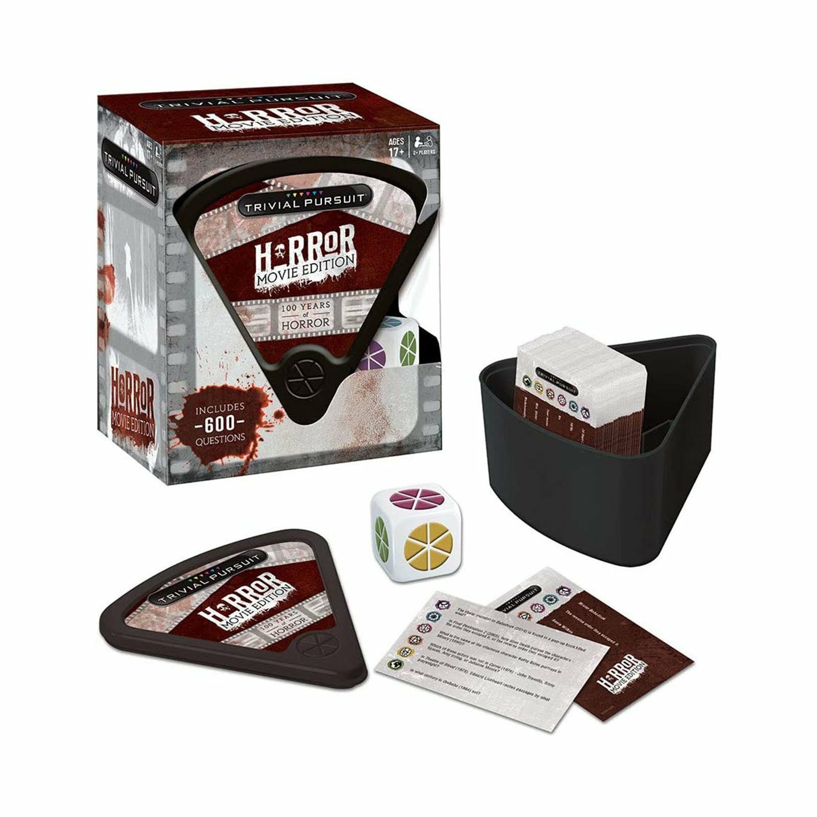 USAopoly Тривиальная погоня за фильмами ужасов Игра НОВЫЕ веселые игры