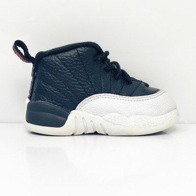 

Nike Boys Air Jordan 12 850000-006 Черные баскетбольные кроссовки, размер 5C, Черный, Air Jordan 12