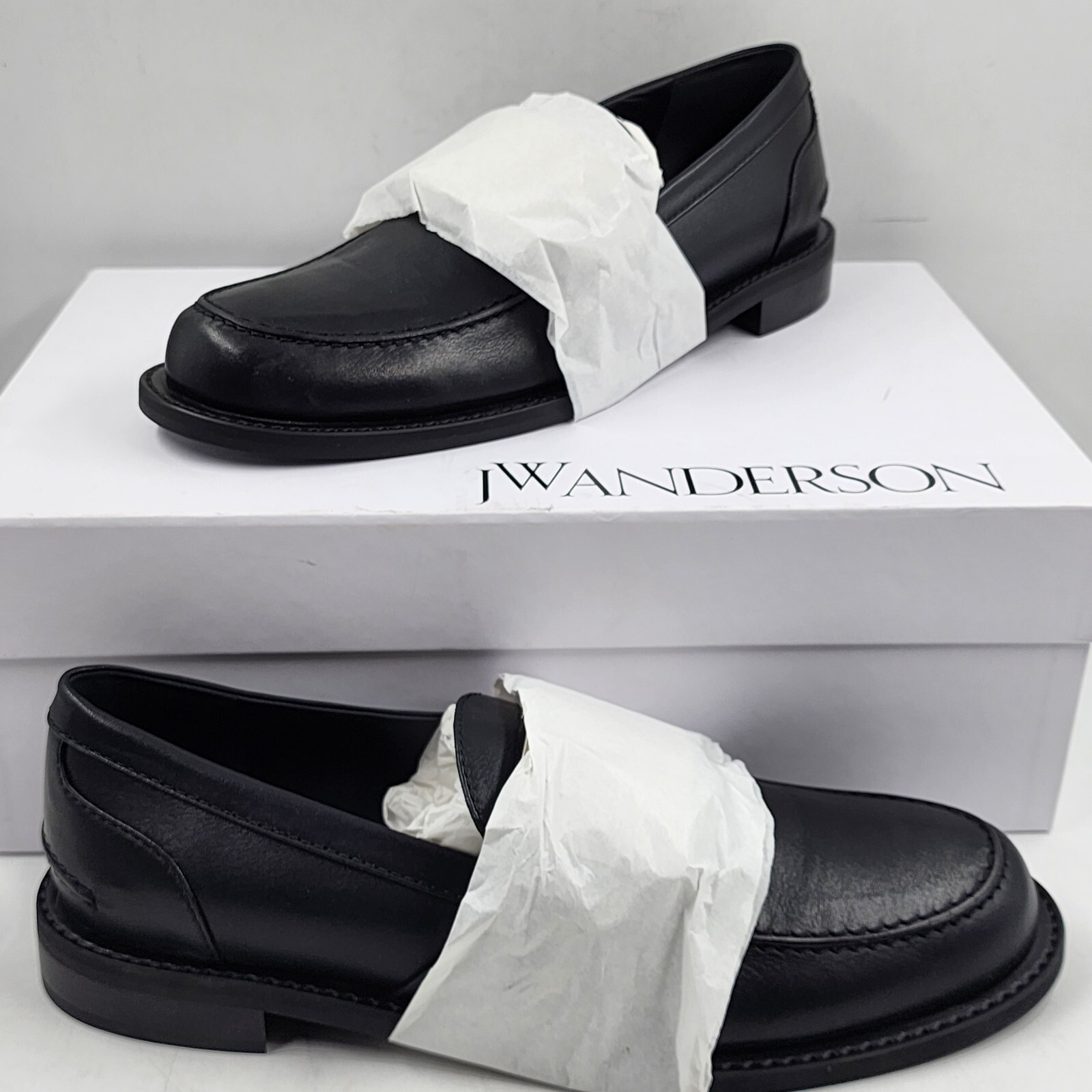 JW Anderson Gourmet Slip On Loafers Men's 41/8US Black Moc