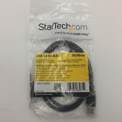 StarTech 3.0 Data Transfer Cable. Cable A To Micro B