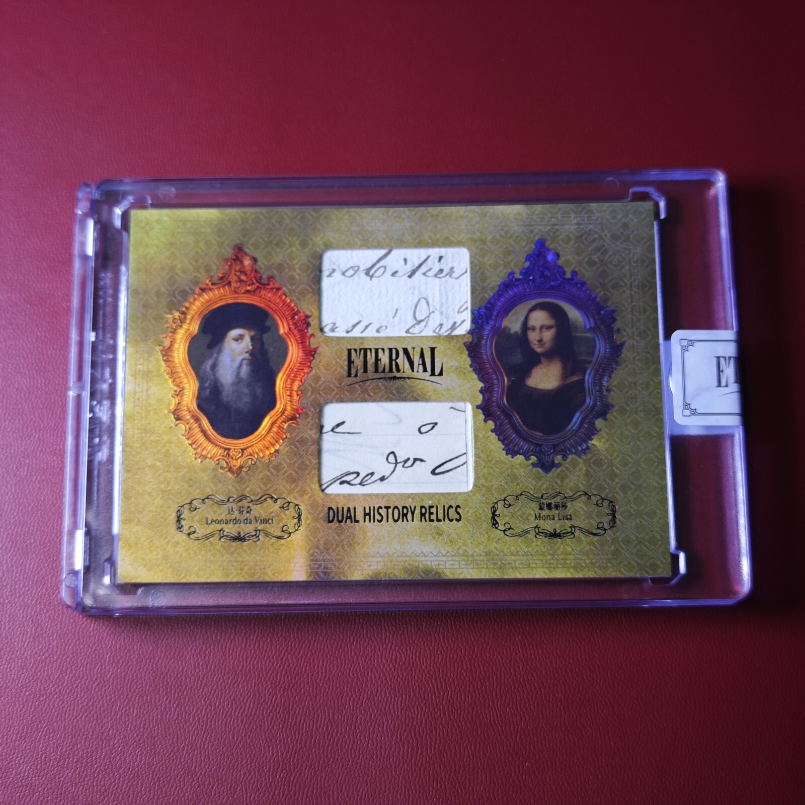 2024 Eternal Cuts Dual History Relic Leonardo da Vinci