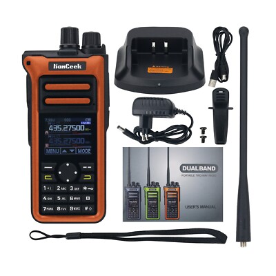 GT-10 15W Walkie Talkie UHF VHF Marine Radio FM AM Radio Receiver for Road Trips
