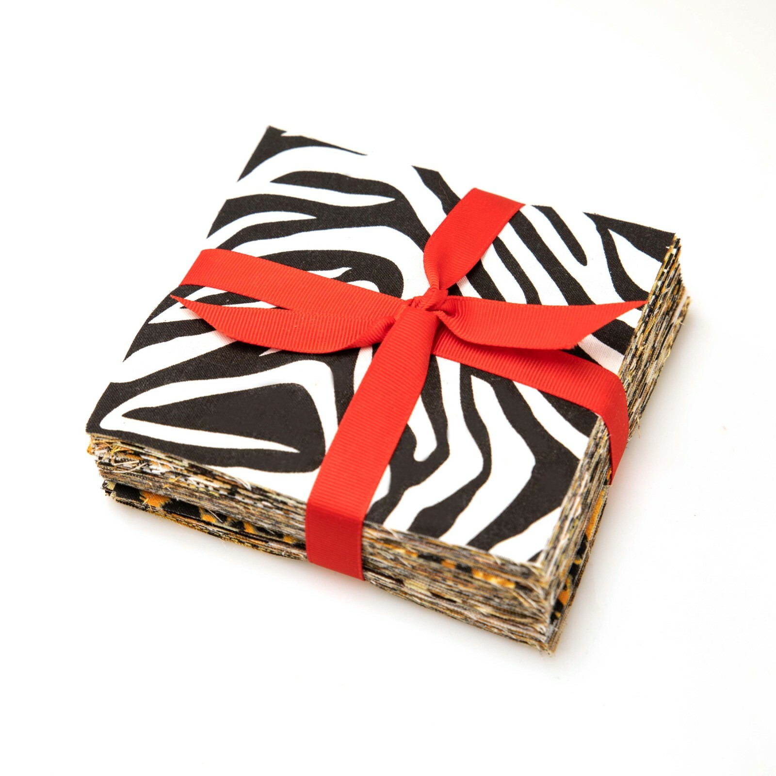 102 Piece Wild Thing Animal Skin  pre cut charm pack 5" squares  fabric quilt