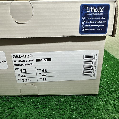 Pre-owned Asics Hal Studios Gel 1130 Mk Iii Glacier Size 13 1201a982-200 Ships Today ? In White