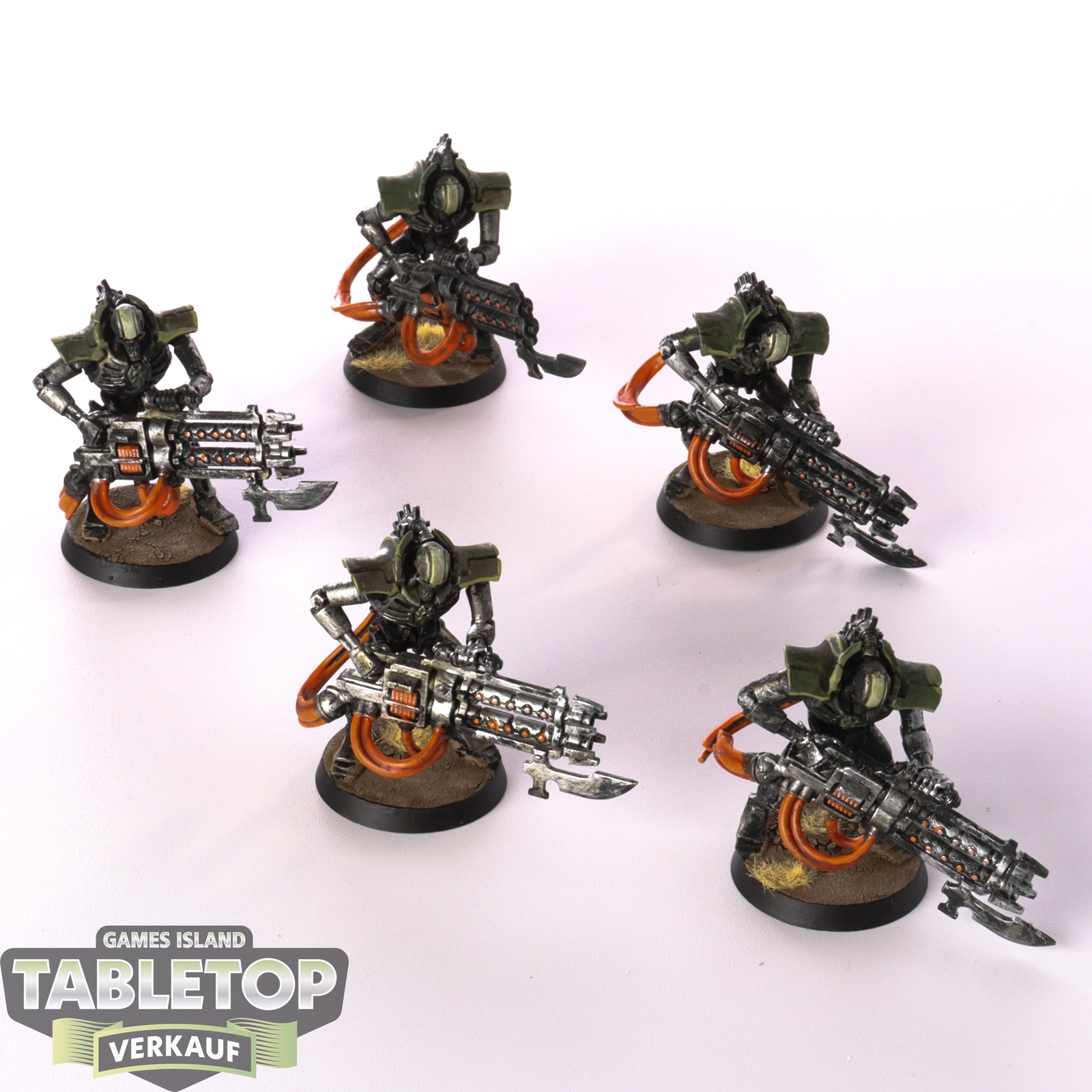 Necrons - 5 x Immortals - bemalt