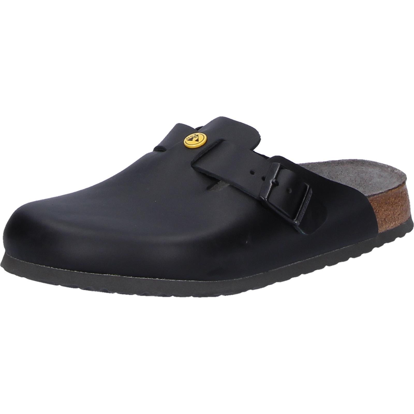 BIRKENSTOCK BIRKENSTOCK BOSTON PANTOLETTE ESD SCHWARZ HERREN GR. 45