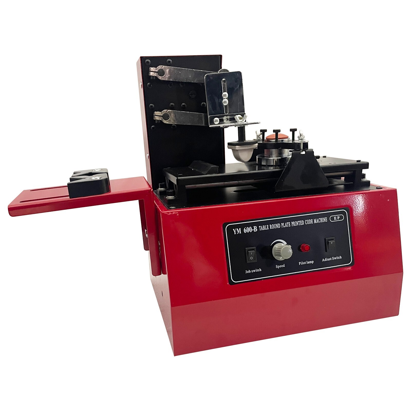 YM-600B 110V 80W Electric Sealed Ink Cup Pad Printer Date Logo Printing