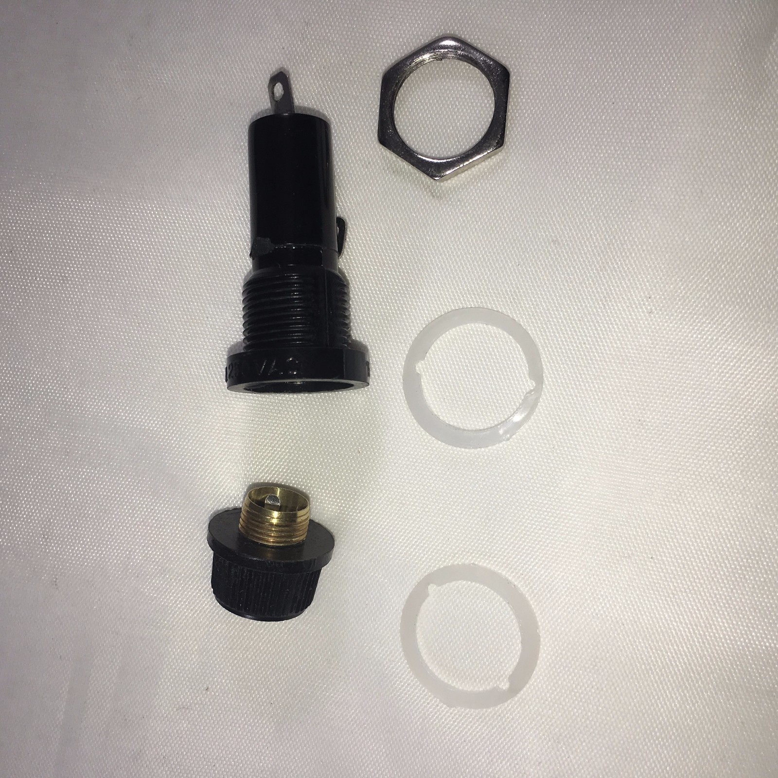 Panel Mount Screw Cap Fuse Holder Case for 6X30 MM Glass Tube FUSE - 10 Pack