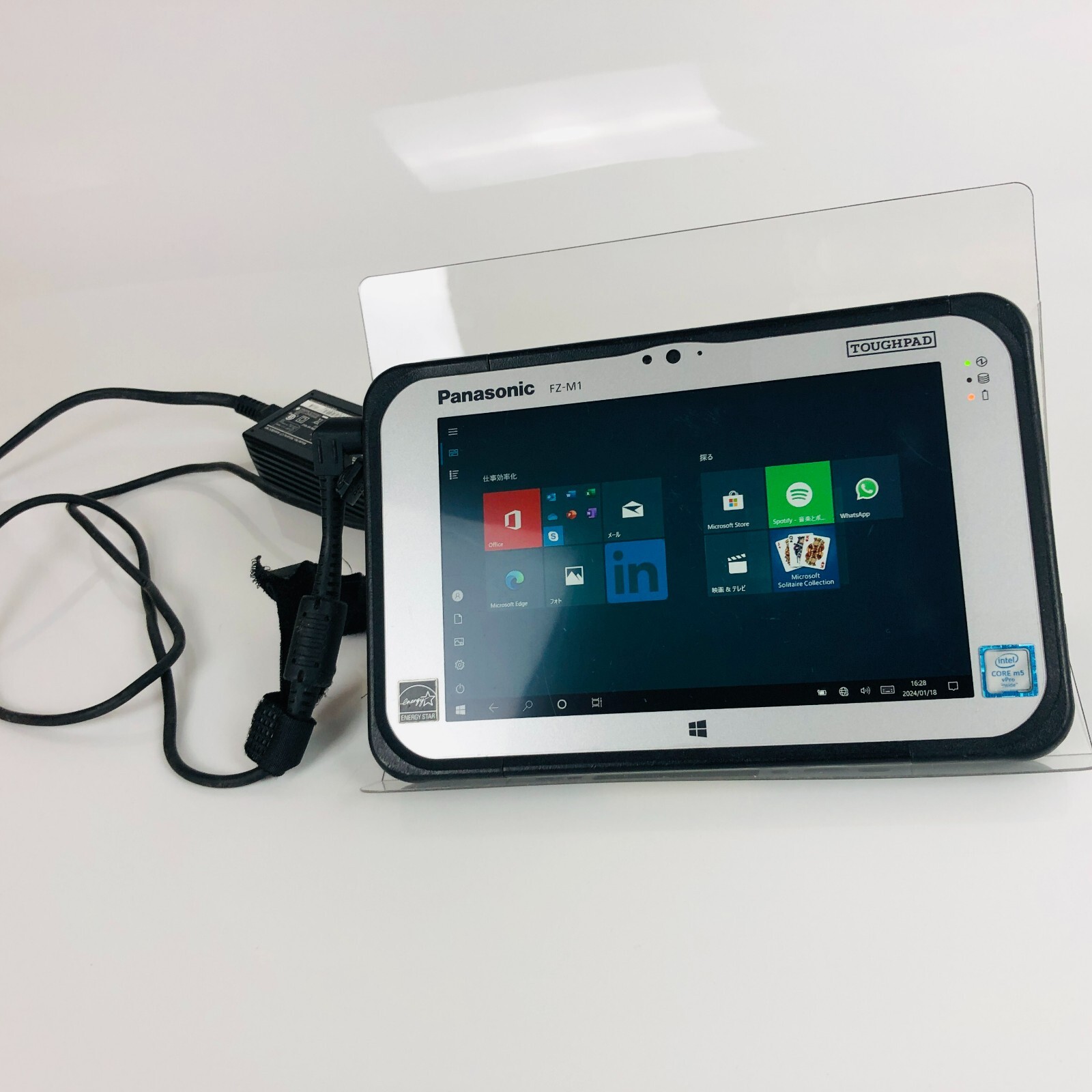 美品☆】Panasonic TOUGHPAD FZ-M1[Core M5-6Y57 1.1GHz/RAM:4GB/SSD