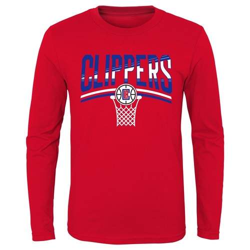 Футболка Outerstuff NBA Youth Boys Los Angeles Clippers Hot Shot с длинными рукавами