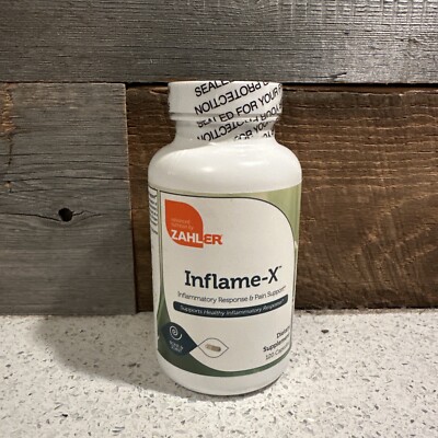 NEW & SEALED Inflame-X Inflammatory Response& Pain Support 120 Capsules Exp 2026