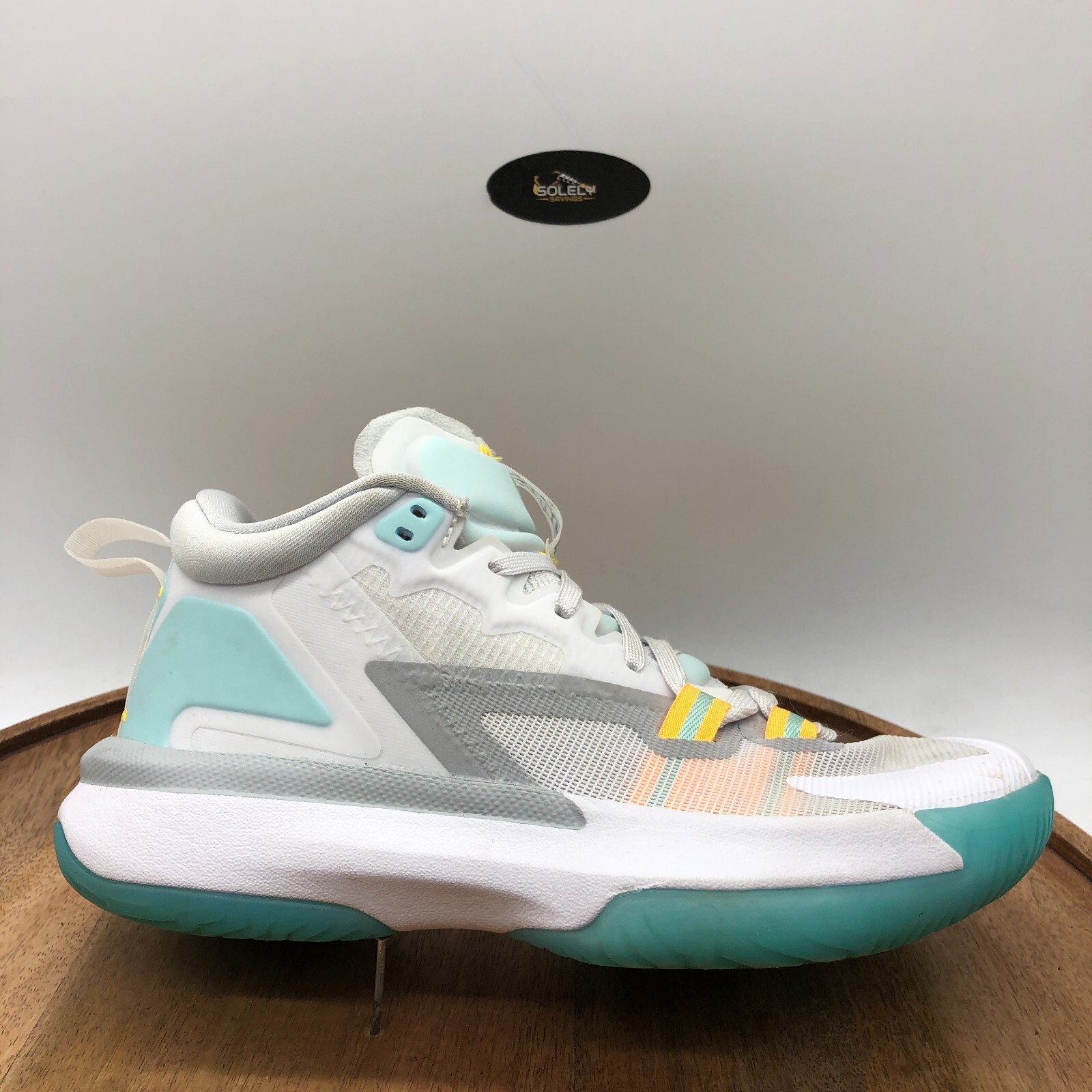 Nike Jordan Zion 1 (GS) White/Black-Laser Orange-Turquoise