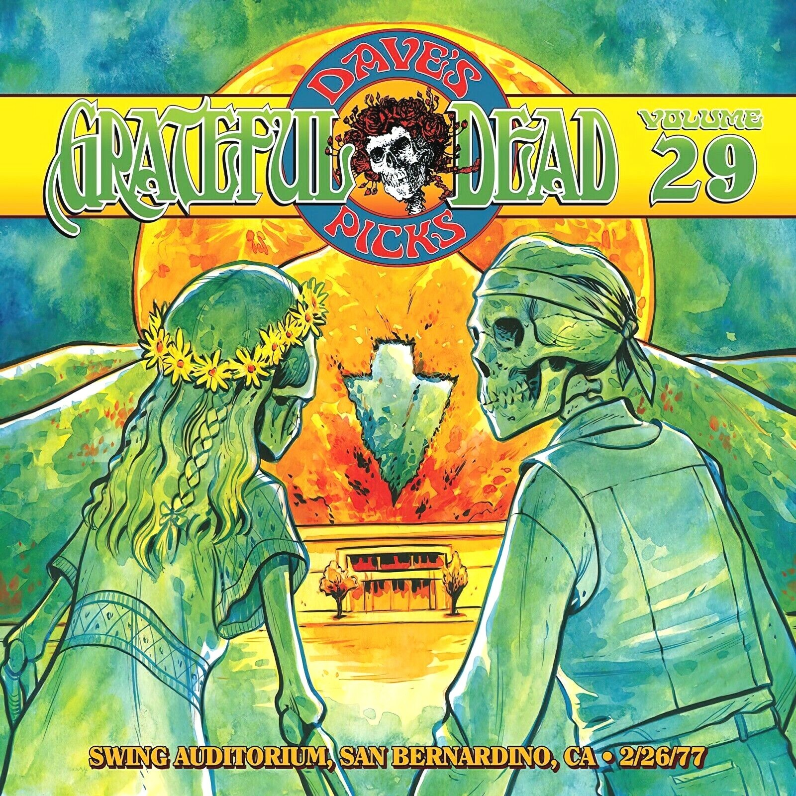 Grateful Dead Dave's Picks Volume 29 1977 12x12 Album Cover