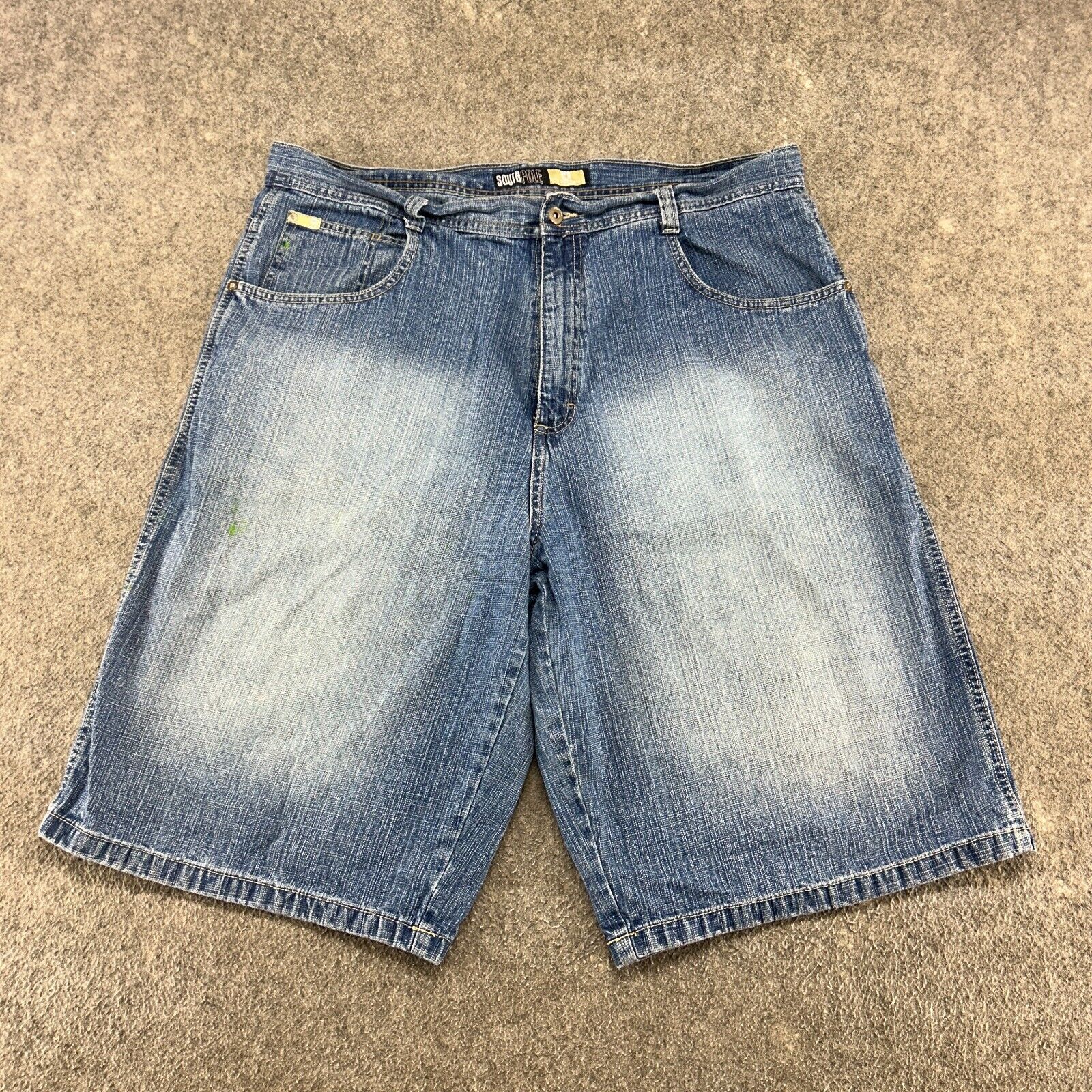 VTG Southpole Shorts Mens 42 Blue Baggy Jorts Denim Jean Skater Yellow Tab Y2K VTG Southpole Shorts Mens 42 Blue Baggy Jorts Denim Jean Skater Yellow Tab Y2K