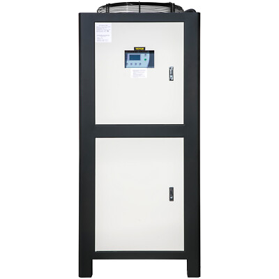 VEVOR 15 Ton Air-cooled Industrial Water Chiller LCD Display 150L Tank 15HP