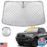 Rilsen Windshield Sun Shade for Toyota Tacoma 2016-2023 2024 2025 Thicken 4-Layer Foldable Front Window Sunshade Cover Sun Visor Protector Block UV Rays