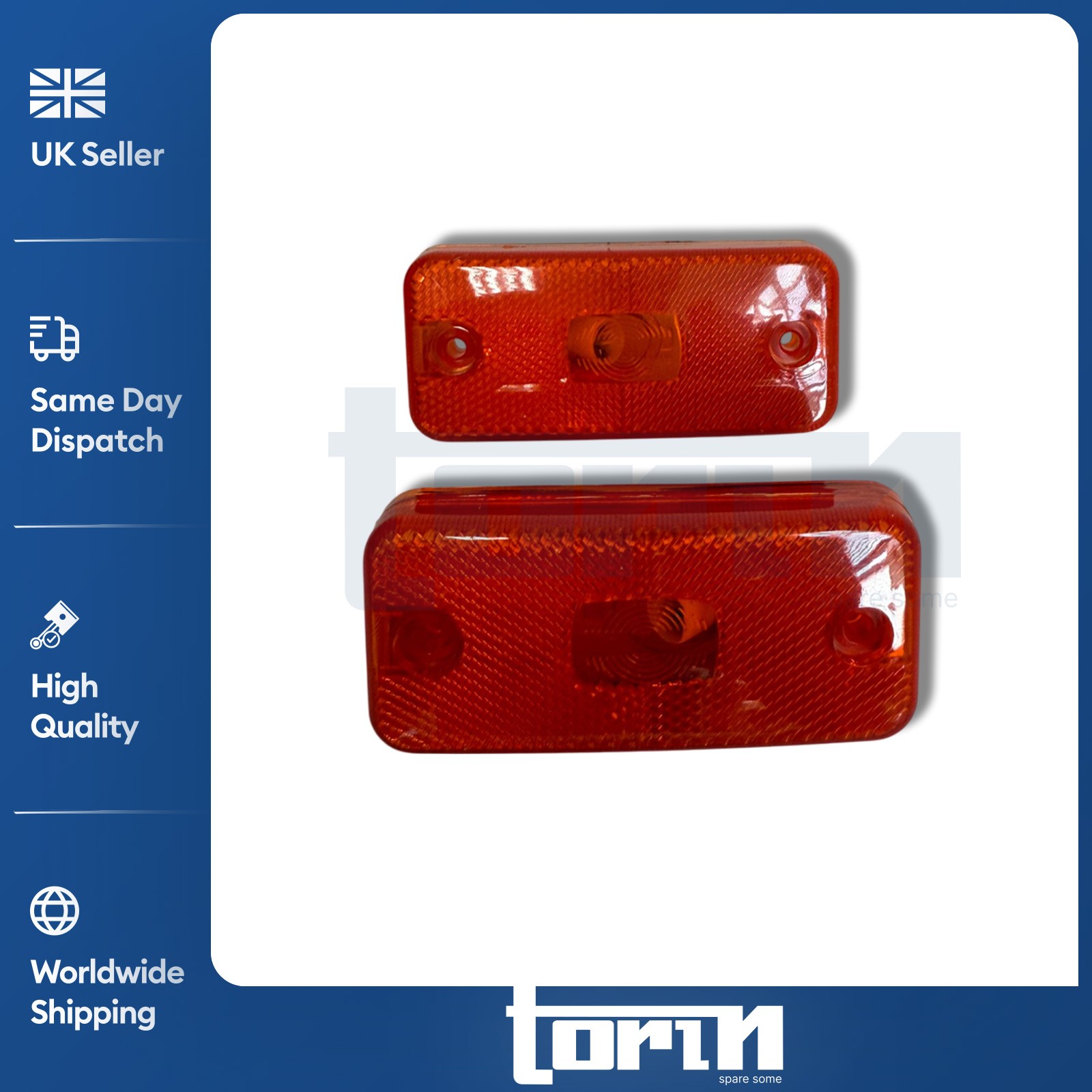 2X SIDE MARKER LIGHT LAMP WITH BULB HOLDER AMBER FOR CITROEN BOXER DUCATO RELAY