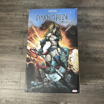 Sideshow Collectibles Darkchilde Comiquette Statue Marvel Sample Open Box