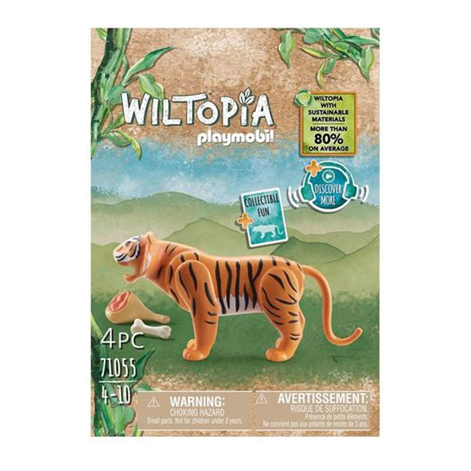 Игровой набор Playmobil Wiltopia Tiger Building Set 71055 НОВЫЙ В НАЛИЧИИ